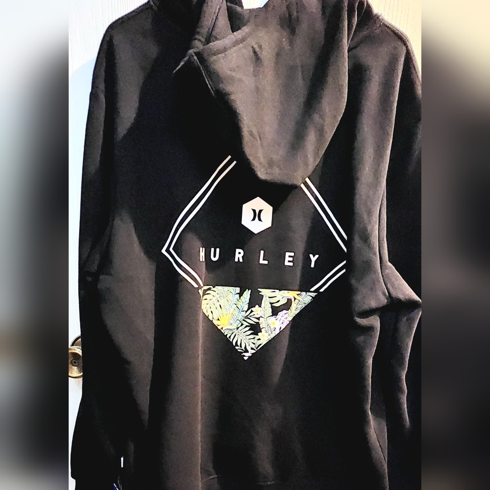 Hurley XL Men's Pullover Hoodie Black